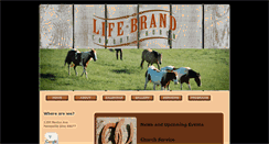 Desktop Screenshot of lifebrandcowboy.com