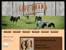 Tablet Screenshot of lifebrandcowboy.com